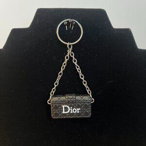 Mini Bag Keychain Black White Fashion Bag Charm Key Ring Unbranded Novelty New